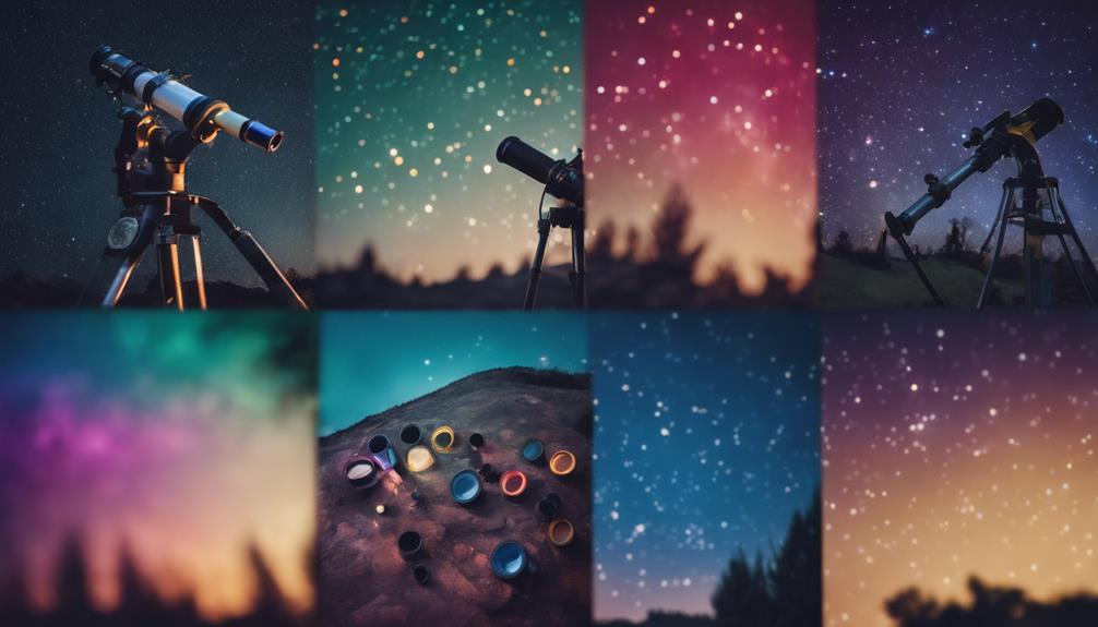 filtering light for telescopes