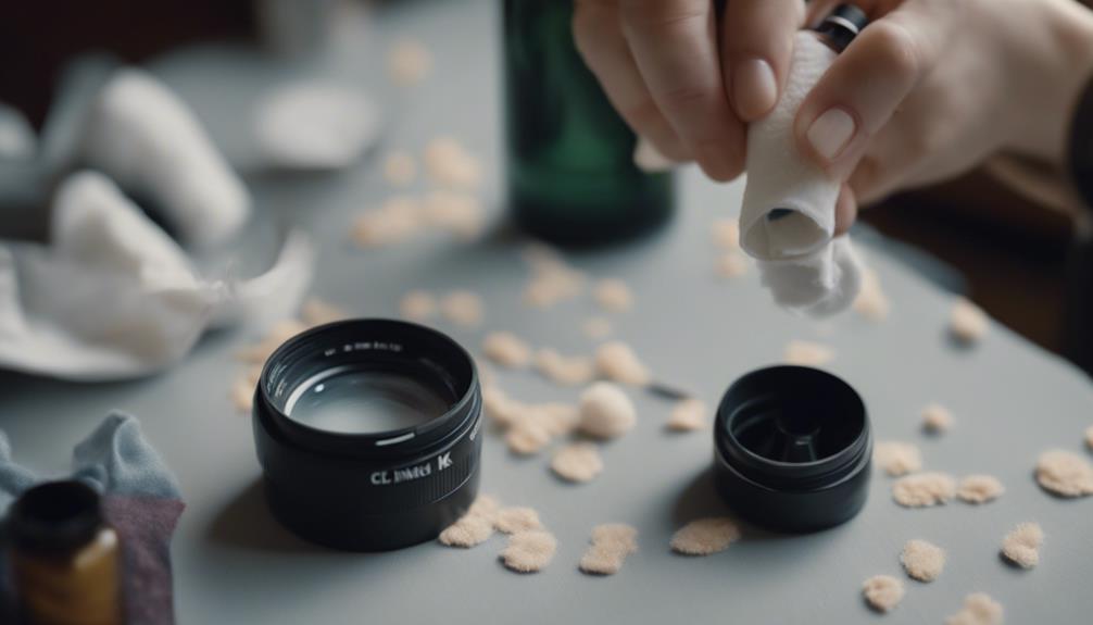 maintaining clear optical surfaces