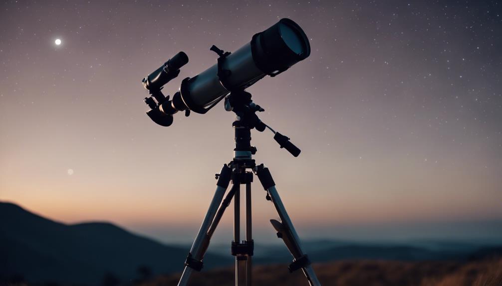 stargazing under the night sky