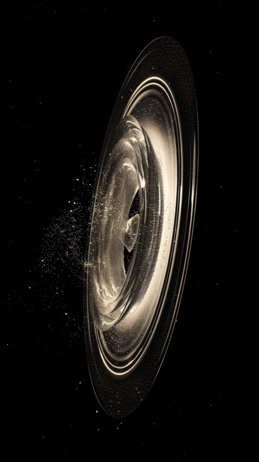 black hole event horizon, gravitational lensing effect 2